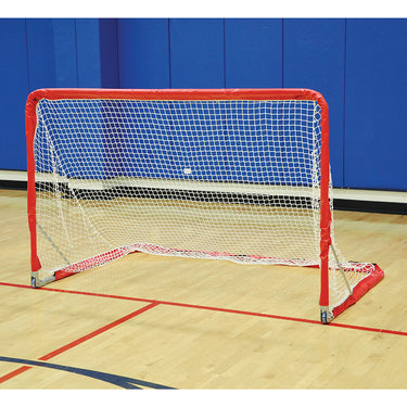 Folding Multi-Purpose Goal (4 ft.H x 6 ft.W) (1- Red, 1-Blue)